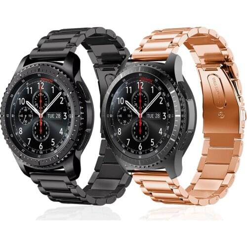 Stainless Steel Watch Band Bracelet Strap For Samsung Gear S3 Frontier Metal Classic Smart Watch Accessry Replacement Sport loop