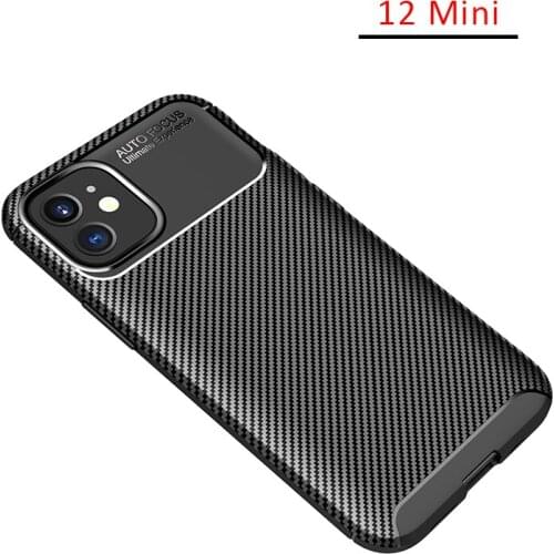 Case for iphone 12 mini bumper cover on i phone 12mini min 5.4 protective coque back bag silicone matte soft tpu shell armor 360