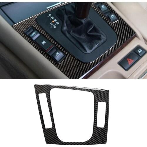 Central Control Panel Decoration Trim Decal for BMW 3 Series E46 1998-2002 2003 2004 2005 Car Interior Accessories Carbon Fiber