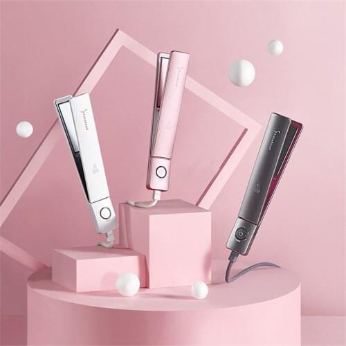 Electric Steam Hair Straightener Ceramic Flat Irons Hair Straightening Professional Straightener Mini Hair Iron Styling Tools