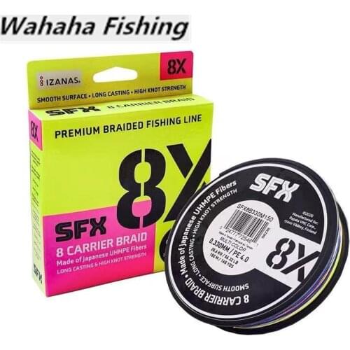 Hot Sale SFX 8X 8 Strands Braid Fishing Line Made of Japanese UME Fibers Super Strong Long Casting PE Line