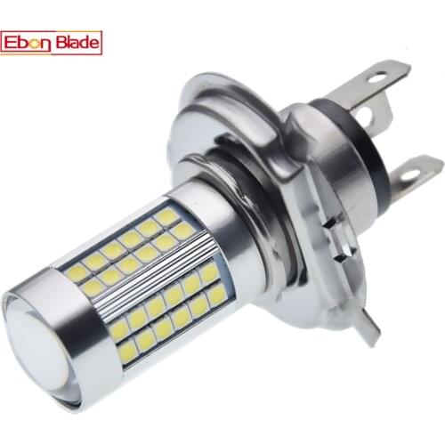 H4 66SMD Moto Motorbike HB2 9003 6V 3030 LED Front Head Light Lamp High Low Beam Motorcycle Scooter Headlight Bulb 6000K White