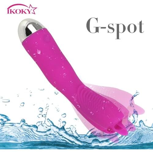 IKOKY 12 Frequency Licking Tongue Vibrator Oral Sex Vibrator Masturbator Sex Toys for Woman Clitoris Stimulator Clit Blowjob