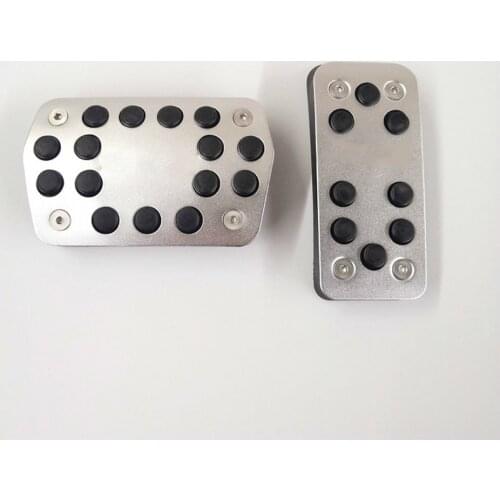 Car Foot Pedals Cover For Ford Focus 2 3 2007-2012 2013 2014 2015 2016 Accelerator Brake Pedal Clucth Pedals Pad Accessories