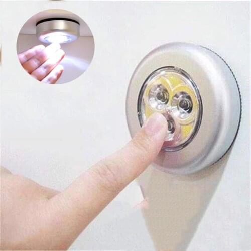 Cozinha Lamp 3 LED Light Kitchen Lampara Wardrobe Closet Bookshelf Lighting Under Cabinet Lights For Cuisine Car Night Lights