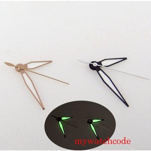 Green Luminous Watch Hands Set Fit NH35A NH36A Automatic Movement Wristwatch Accessories