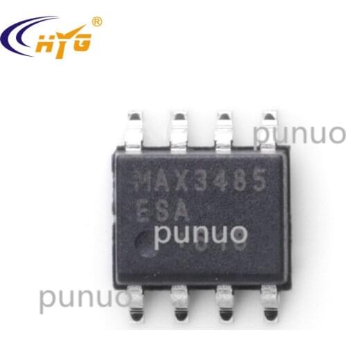 Original Authentic MAX3485ESA+T Encapsulation SOP8 12Mbps and Slew-Rate-Limited True RS-485/RS-422 Transceivers