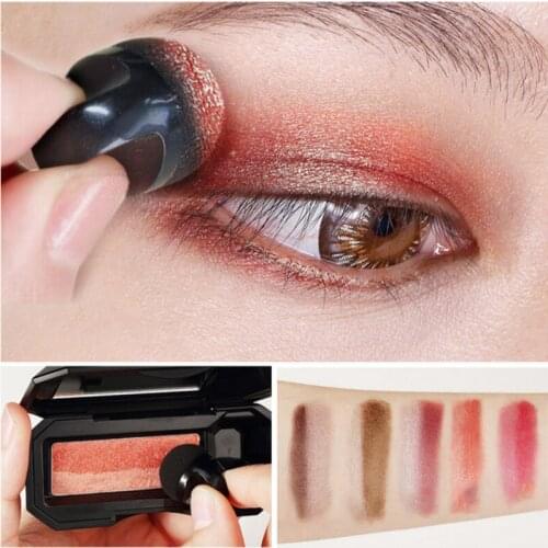 Double Color Eye Shadow Palette Lazy Eye Shadow Glitter Palette Waterproof Glitter Eyeshadow Shimmer Eye Makeup Cosmetics Tool
