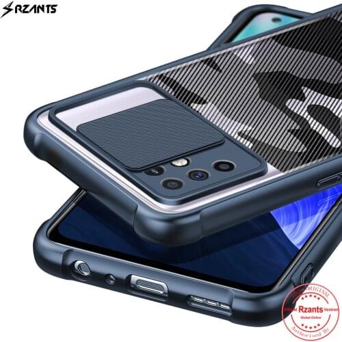 Rzants For Infinix Note 10 Infinix Note 10 Pro NFC Case Hard [Camouflage Lens] Lens Protect Slim Crystal Clear Cover