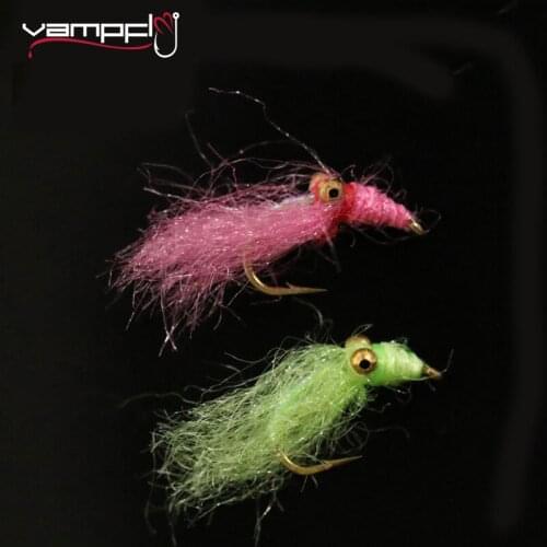 Vampfly 10PCS Fly Fishing Sinking Crappie Flies Bluegill Trout Fishing Fly Lures #10 Fake Insect Fishing Baits