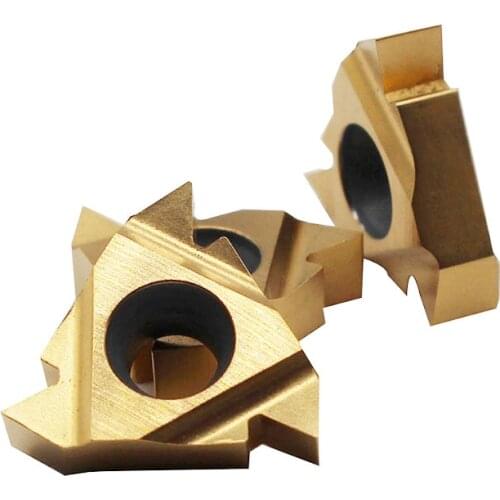 10PCS 16ER AG60 SPM30 Carbide Insert Thread Turning Tool Cutting Tool CNC Lathe Cutter Tools