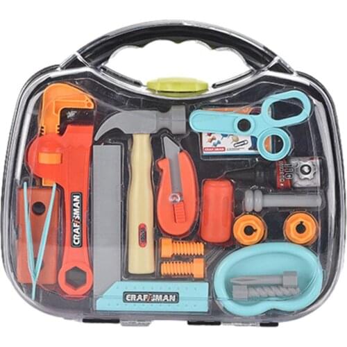 2021 New Kids Tool Toy Set Durable Play House Repair Construction Tools Simulation Repair Tool Set DIY Assembly Boy Toy Gift