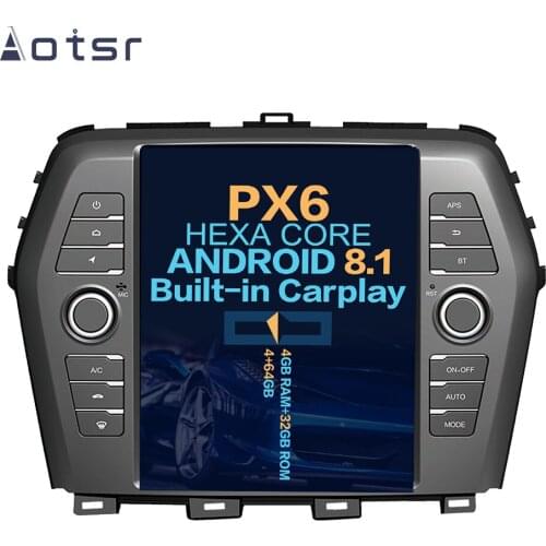 Aotsr Tesla 10.4“ Android 8.1 Vertical screen Car DVD Multimedia player GPS Navigation For NISSAN MAXIMA 2016-2019 carplay Wifi