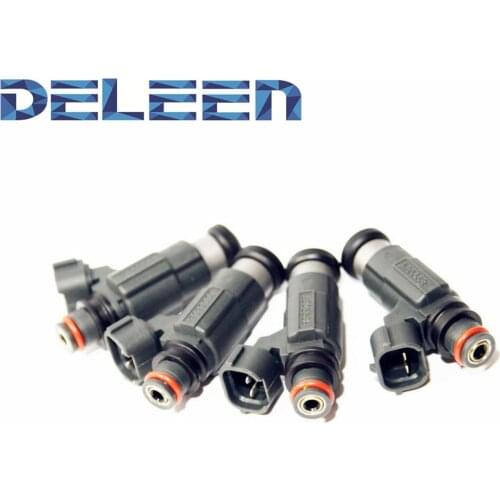 Deleen 4x High impedance Fuel Injector CDH166 / FJ345 / FJ412 For Suzuki Car Accessories