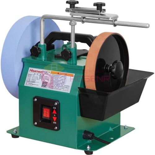 10'' Wet Bench Grinder Water-Cooled Grinder Electric Knife Sharpener Low Speed Grinding Machine