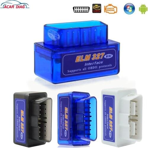 ELM 327 OBD2 Bluetooth-Compatible Firmware 1.5 ELM327 V1.5 OBD BT Auto Diagnostic Interface ELM 327 Hardware Support More Car