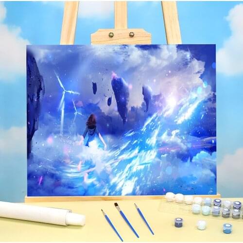 Coffee Cup Flowers chen Diy Painting Package 40*50 Painting New Design Handiwork Art DIY Paint Art