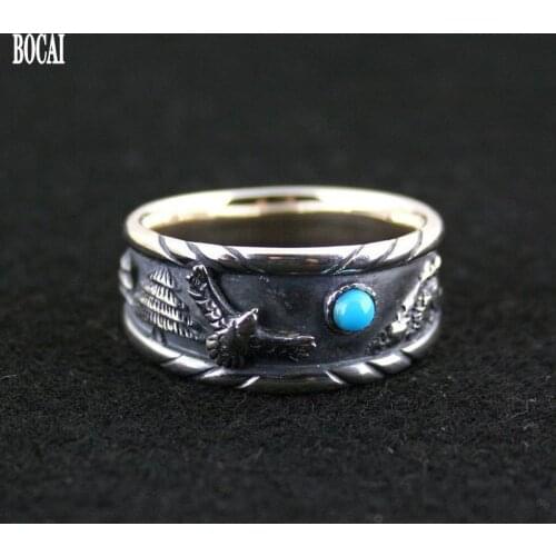 925 pure silver ring pure silver ring thai silver ring male female pure silver finger ring