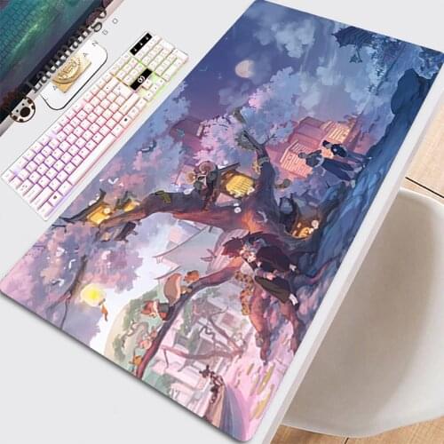 Pad Mouse Gamer Mats Keyboard Desk Mat Gaming Xxl Mousepad For Computer Pc Carpet Accessories Beautiful The Legend Of Luoxiaohei