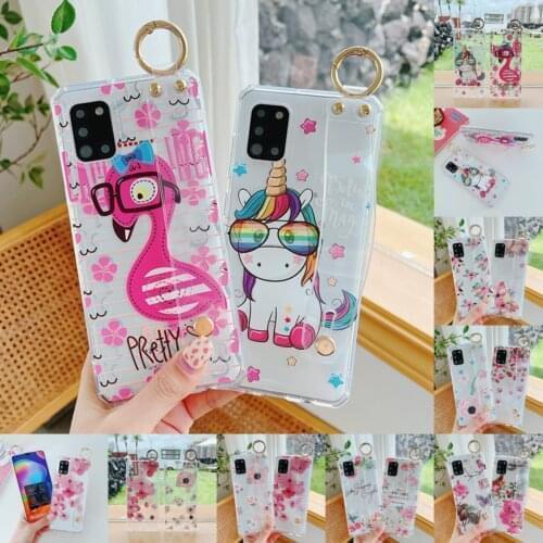 For Samsung Galaxy S20FE S20 S21 Plus Ultra Case Shockproof Wrist Strap Stand Holder