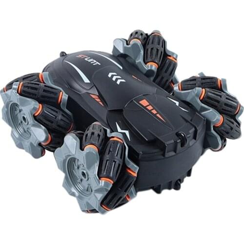 RC Stunt Car Drift Double-Sided Bounce 2.4G 4WD Remote Control Car Rock Crawler Roll Car 360 Degree Flip Kids Toy