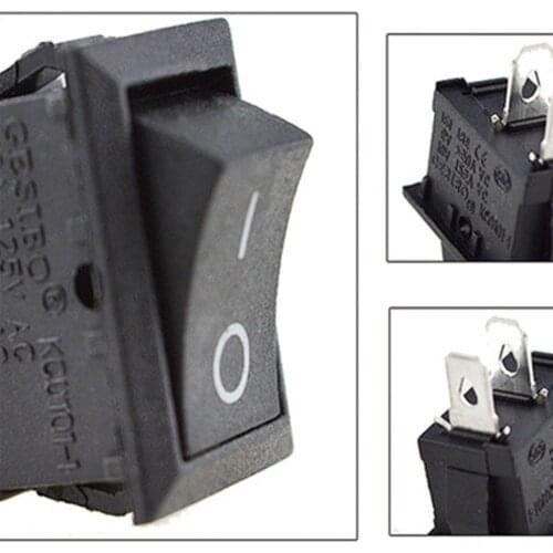 1/10pcs Car Boat Round Dot Light On/off Rocker Toggle Switch Tool Set Car Parts 2 Pins 12v