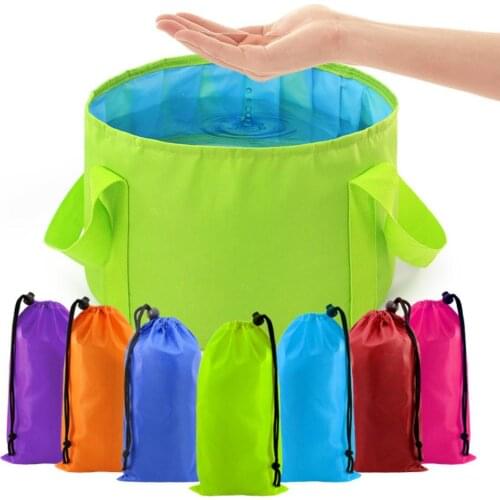 1Pc Portable Water Basin Folding Washbowl Collapsible Sink Travel Camping Bucket