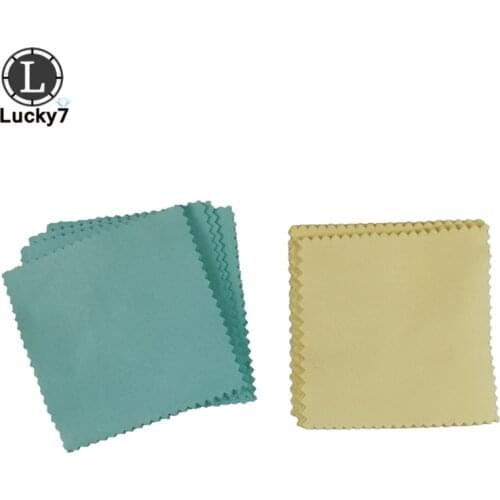 10 Pcs Polishing Jewelry Cloth Silver Polish Tool 925 Silver Jewelry Cleaner Anti-tarnish Square Tag Jewelry Cleaning Cloth