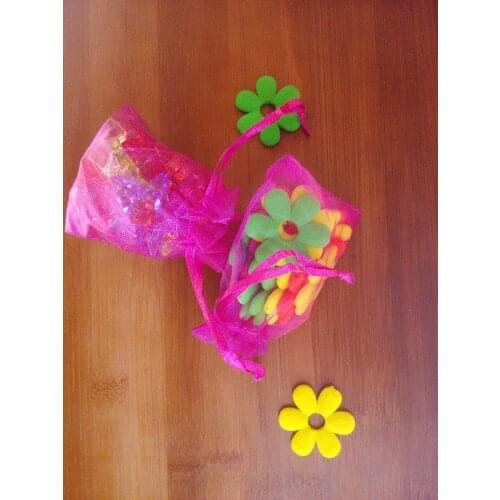 300pcs 10*15cm Rose Red Organza Gift Bag Jewelry Packaging Display Bags Drawstring Pouch For Bracelet/necklace/wed Mini Yarn Bag