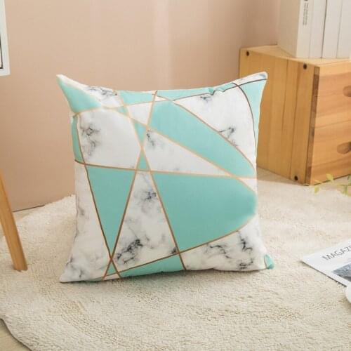 45x45cm Cushion Cover Pillow Case Geometric Printed Polyester Throw Pillow Linen Decorative Cover Sofa Bed Pillow Case
