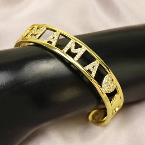 5 Pcs Fashion zircon LOVE jewelry Bangle Crystal Bangle Bracelet Fashion Jewelry bangle jewelry Star Women bangle 8463