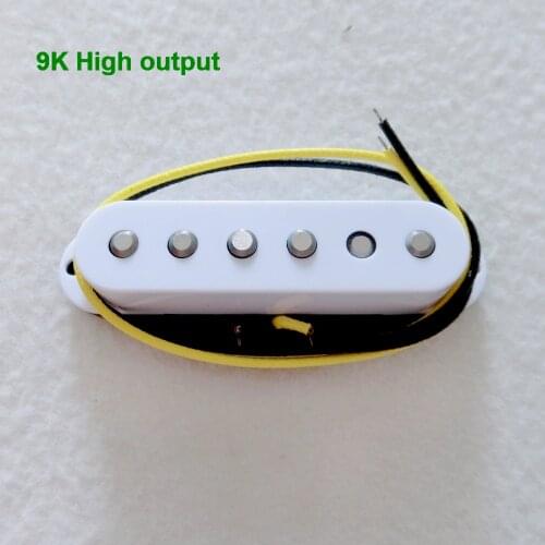 Free Shipping 9K High Output stagger chamfered Alnico 5 rods single coil guitar pickup vintage 60s style guitar parts гитара