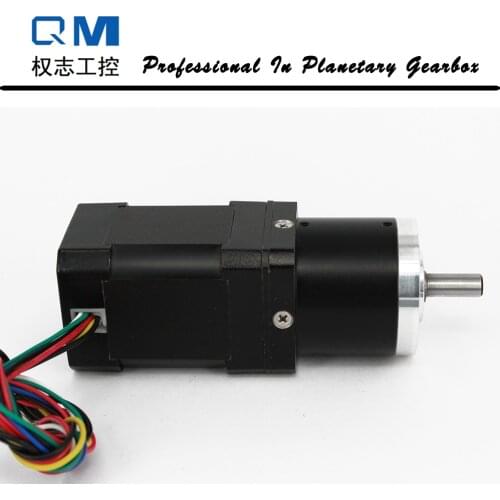 Brushless dc motor nema 17 60W 24V planetary reduction gearbox ratio 20:1 gear bldc motor
