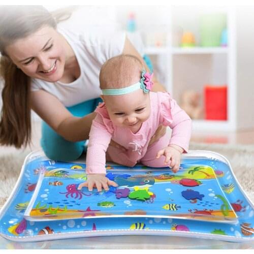 Baby Water Mat Pat Pad Spray Inflatable Different Patterns Water Cushion Marine Life Mat Ice Music Water Accessories