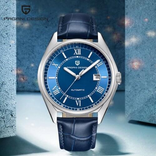 PAGANI Design Mens Mechanical Watches 2020 Top Brand Luxury Watch Men Leather Watch Men Waterproof Clock Relogio Masculino 2020