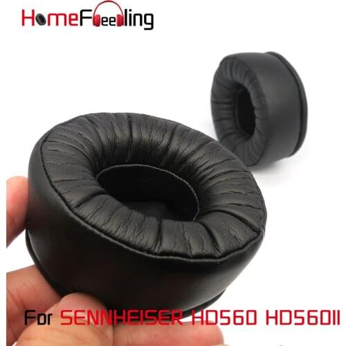 Homefeeling Ear Pads for Sennheiser HD560 HD560II Headphones Ear Cushions Thicken Velour Sheepskin Leather Earpads Replacement