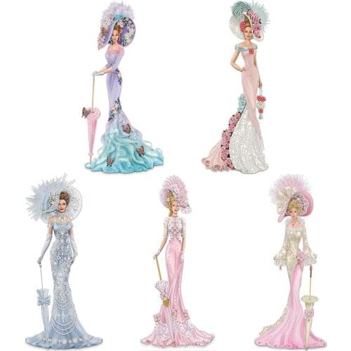 Dress Lady DIY 5D Special Shaped Diamond Painting Kit Mosaic Wall Decoration Gift Diamond Painting Hanging Pictures 30X60CM