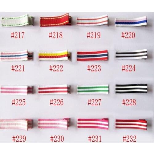 2000 BLESSING Good Girl Boutique 1.78 inch Lined Alligator Clip 598 Color