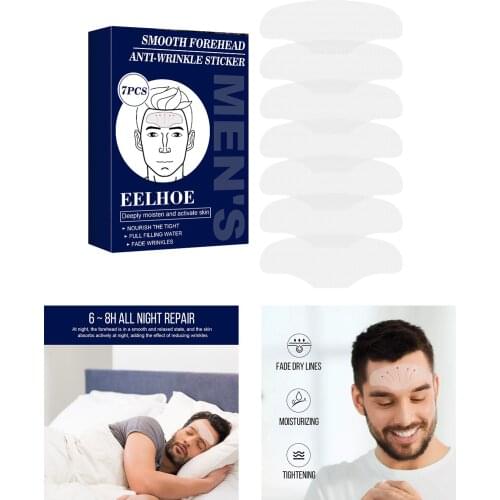 Forehead Facial Patches Wrinkle Resistant Strips Stickers for Men Women
