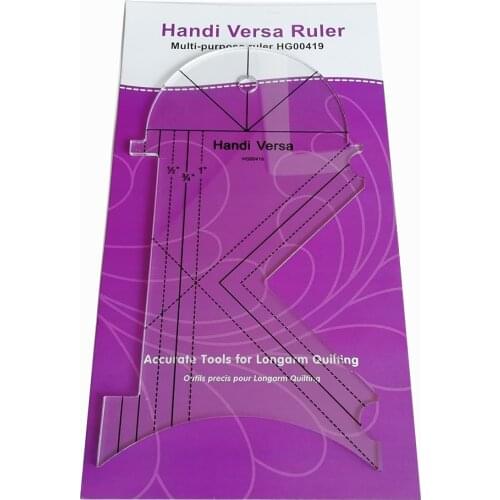 Handi Versa ruler multi -purpose ruler for sewing machine accourate tools for quilting # HG00419