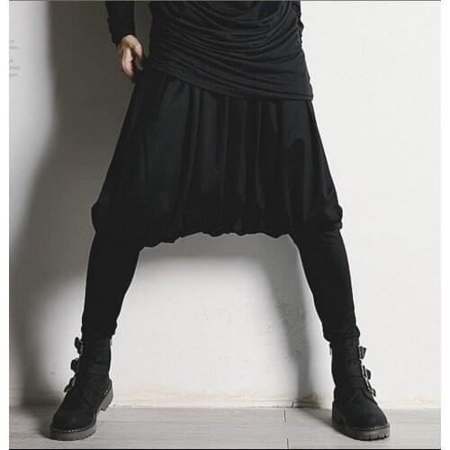 Men Clothing Harem Pants Skinny Culottes Plus Size Hanging Crotch Pants Costumes Hot 2020 Mens Spring And Summer New