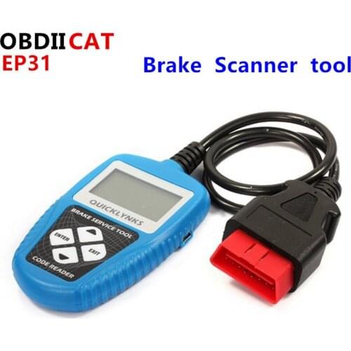 OBDIICAT QUICKLYNKS EP31 Parking Brake Service Tool EPB EP31 Deactivates/activates SBC Changes brake fluid/bleeds brake system