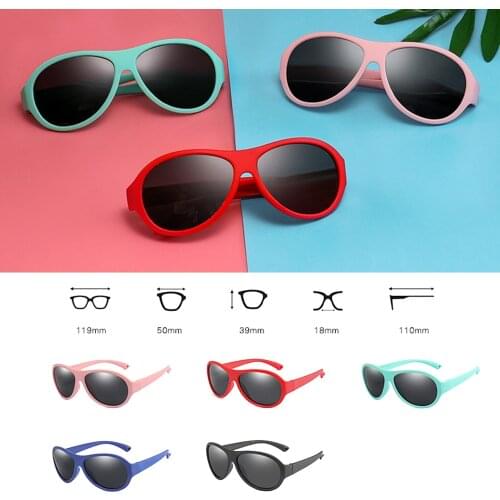 1pcs 2021 New Cute Children Polarized Sunglasses Kids Sun Glasses Girls Boys Baby Glasses Personalized Sunglasses Uv400 Eyewear