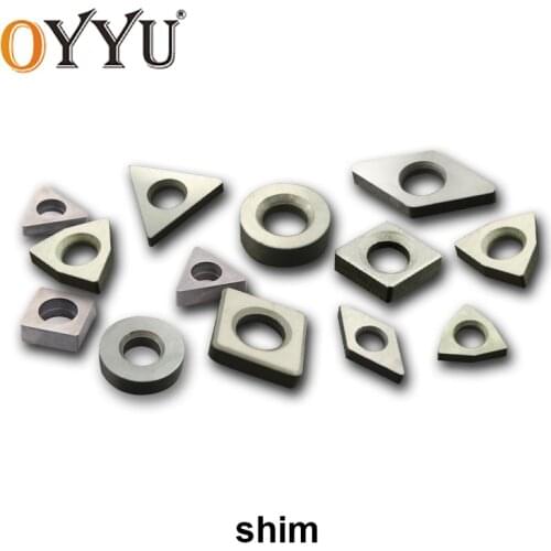 OYYU 10pcs Shim MC1204 MD1103 MD1504 MD1506 MS1204 MS1904 MT1603 MT2204 MV1603 MW0804 CNC Lathe Turning Tool holder Accessories
