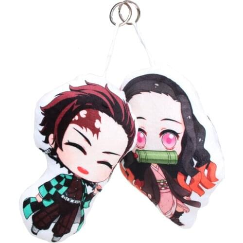 Anime Demon Slayer: Kimetsu No Yaiba Kamado Nezuko Plush Doll Pillow Toy Pendant Prop