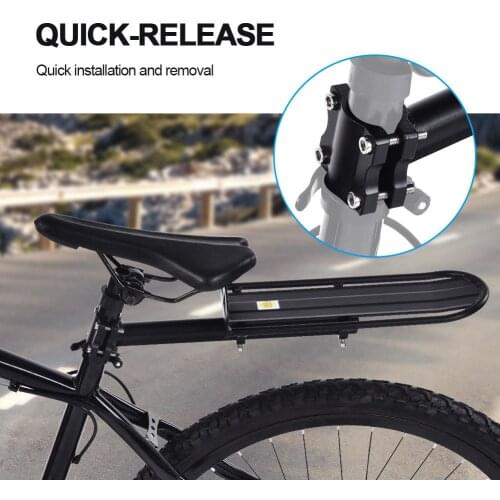 Bike Rear Shelf MTB bike Flat Retractable Carrier Aluminum Alloy Rack Bicycle Back Rear Seat Rack Bracket Frame Luggage Carrier
