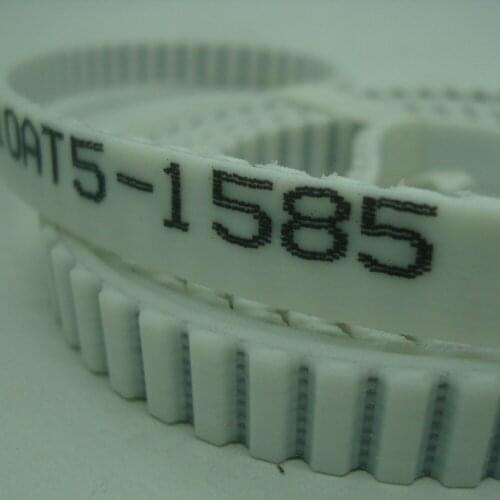 PU AT5 timing belt round transmission belt 10mm width 1585mm length seamless round timing belt