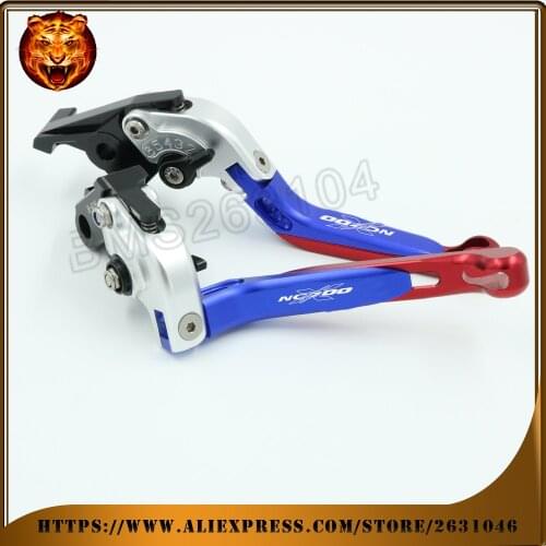 Adjustable Folding Extendable Brake Clutch Lever For HONDA NC700 S/X NC700X 2012 2013 WITH LOGO Motorcycle Accessories
