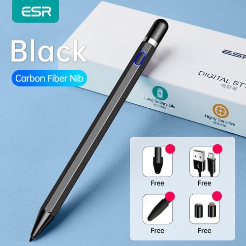 ESR for Apple iPAD Pencil Pen Universal Digital Stylus Rechargeable Screen Touch Pencil for Samsung for Xiaomi Huawei Tablet