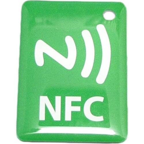 13.56MHz 144bytes Smart Tag crystal epoxy card Waterproof and various shapes For android smart phone